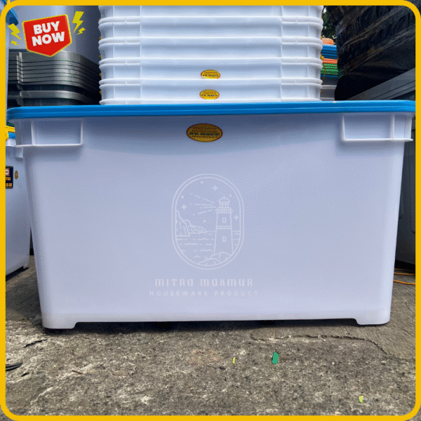 92 Shinpo - Container Box Plastik 195 Liter Roda Kontainer Box Plastik