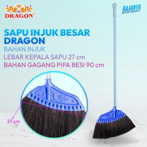 DRAGON Sapu Injuk Besar 90 Cm Pembersih Lantai Dust Remover Serbaguna DRGM-SP120 Sapu Lantai Ijuk