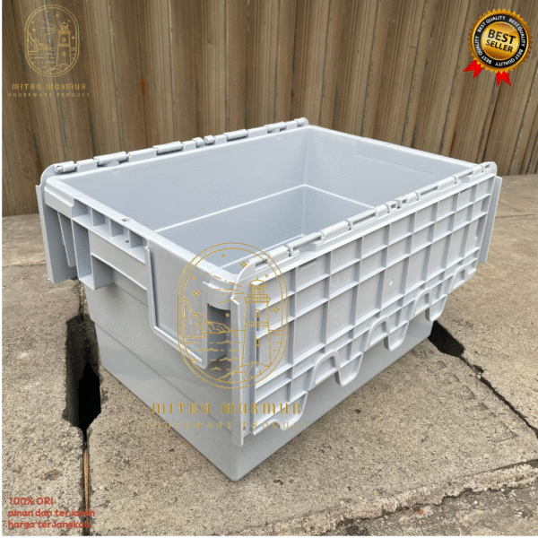 CONTAINER INDOMARET 52 LITER / NESTABLE KONTAINER ALFAMART KERANJANG RABBIT GREEN LEAF BOX