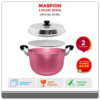 MASPION MIKADO PANCI STEAMER ALUMINIUM DANDANG KUKUSAN ALCOR 24 CM PANCI KUKUS WARNA 24 CM TUTUP