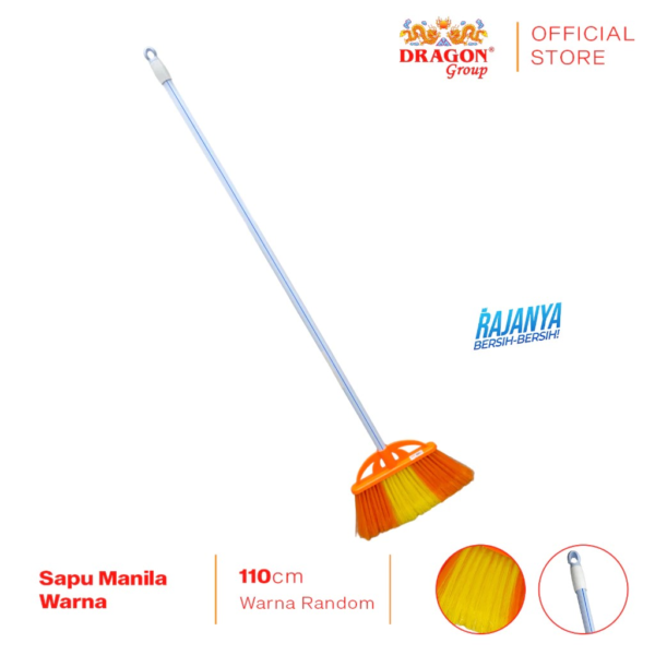 DRAGON Sapu Taiwan Warna 110 Cm Pembersih Lantai Dust Remover Serbaguna DRGM-SP138 Warna Random