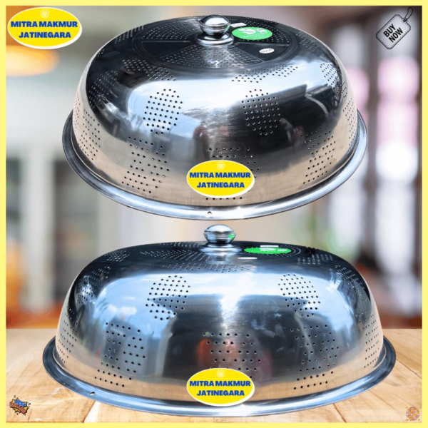 2vfktx8d KOMODO Tudung Saji Stainless Steel Tebal Jumbo 60 Cm Tutup Makanan Tutup Food Cover Serbaguna