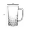 GELAS GAGANG BESAR MUG 700 ML / GELAS JUMBO/GELAS KACA JUMBO TINGGI GENDUT GELAS BEER