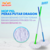 DRAGON Mop Pel Peras Putar Alat Pel Lantai 110 cm Pembersih Lantai Cleaning Mop Serbaguna DRGM-MP279