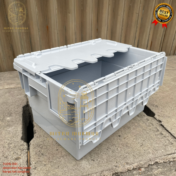 CONTAINER INDOMARET 52 LITER / NESTABLE KONTAINER ALFAMART KERANJANG RABBIT GREEN LEAF BOX
