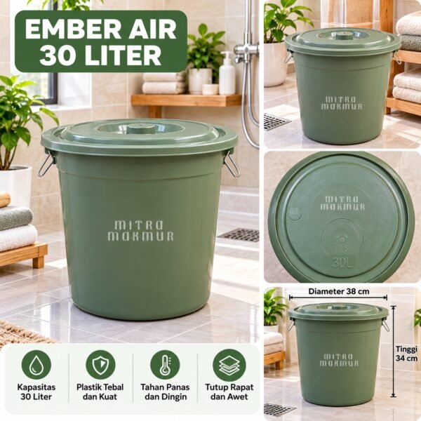 EMBER 30 LITER LIFE STAR EMBER PLASTIK / EMBER + KRAN EMBER PLASTIK 24-30-50-60-80-90-100 LITER LIFE STAR TOREN AIR TANDON