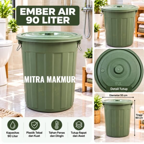 EMBER 90 LITER LIFE STAR EMBER PLASTIK / EMBER + KRAN EMBER PLASTIK 24-30-50-60-80-90-100 LITER LIFE STAR TOREN AIR TANDON