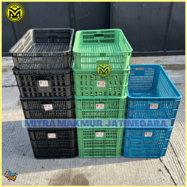 KERANJANG INDUSTRI YTH LUBANG KRAT PLASTIK YTH 19 08A 06A CONTAINER MURAH