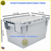 CONTAINER INDOMARET 52 LITER / NESTABLE KONTAINER ALFAMART KERANJANG RABBIT GREEN LEAF BOX