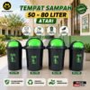 TEMPAT SAMPAH ECO DUSTBIN 50 80 LITER ATARI TONG SAMPAH PLASTIK KERANJANG SAMPAH