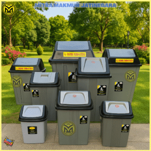 Tempat Sampah 5 10 15 20 42 55 65 100 Liter Tong Sampah Dustbin Trash Plastik Ekonomis