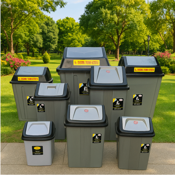 Tempat Sampah 5 10 15 20 42 55 65 100 Liter Tong Sampah Dustbin Trash Plastik Ekonomis