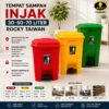 TEMPAT SAMPAH INJAK ROCKY 30 50 70 LITER TONG SAMPAH INJEK PLASTIK DUSTBIN TAIWAN