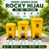 TEMPAT SAMPAH INJAK ROCKY 30 50 70 LITER TONG SAMPAH INJEK PLASTIK DUSTBIN TAIWAN