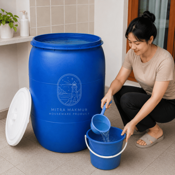 Tong Air Green Leaf 60 90 120 150 180 230 Liter Penampung Air Toren Air Gentong Air Ember Drum