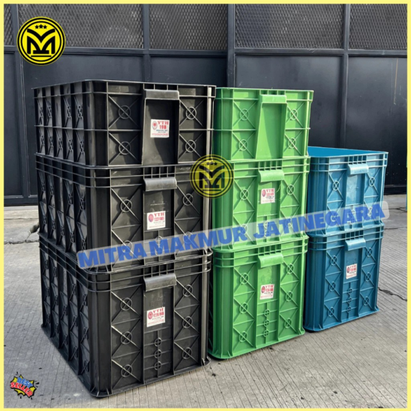 Keranjang Industri Container Box Keranjang Serbaguna 9919P 9920P Atari Krat Plastik Yth Box Tahu