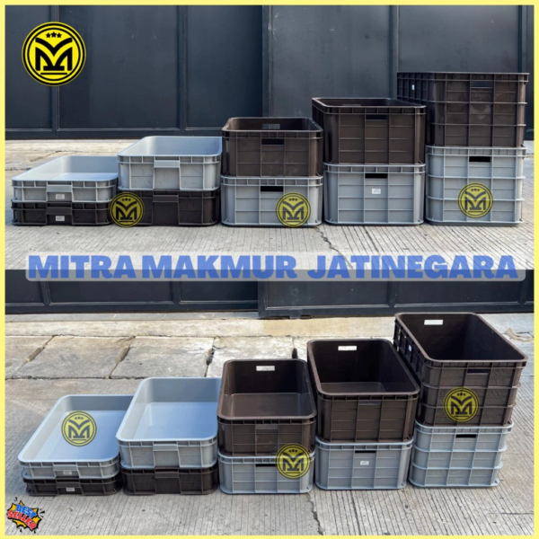 bxxn53gh CARGO KERANJANG INDUSTRI CONTAINER INDUSTRI MASPION KRAT PLASTIK SUPER TEBAL ANTI PECAH 61 X 43 CM