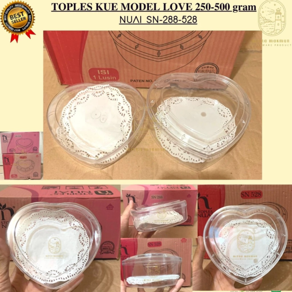 hp8x5owo TOPLES KUE KERING MODEL LOVE 250 - 500 GRAM TOPLES NUAI SN 288 SN 528 TOPLES LEBARAN
