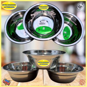 MANGKUK KOBOKAN STAINLESS 14 CM MANGKOK KUAH STAINLESS BASKOM WADAH KOMODO