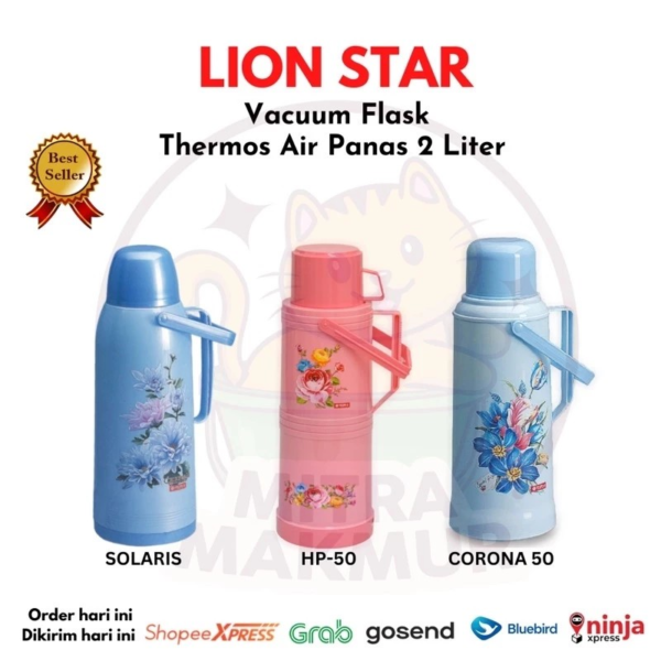 qu0wg14w REGULER / KARGO - THERMOS PANAS LION STAR 2 LITER SOLARIS HP-50 H CORONA 50