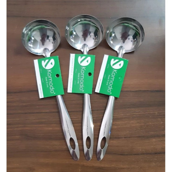 xc9tthp4 Irus Mutiara 7 Cm Komodo Centong Sayur Mutiara Sendok Sayur Cetong Sayur Stainless Stell