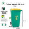 ATARI - TEMPAT SAMPAH RODA SULO 100 120 240 360 LITER ATARI TEMPAT SAMPAH SUPER TEBAL TONG SAMPAH