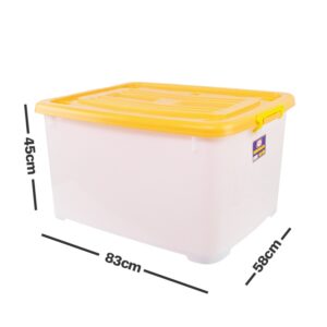 KONTAINER BOX PLASTIK CONTAINER BOX PENYIMPANAN BARANG SIZE  150  Liter SHINPO CB 150