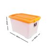 KONTAINER BOX PLASTIK CONTAINER BOX PENYIMPANAN BARANG UKURAN 70 Liter SHINPO CB 70