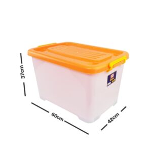 KONTAINER BOX PLASTIK CONTAINER BOX PENYIMPANAN BARANG UKURAN 70 Liter SHINPO CB 70