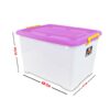 KONTAINER BOX PLASTIK CONTAINER BOX PENYIMPANAN BARANG UKURAN 82 Liter SHINPO CB 82