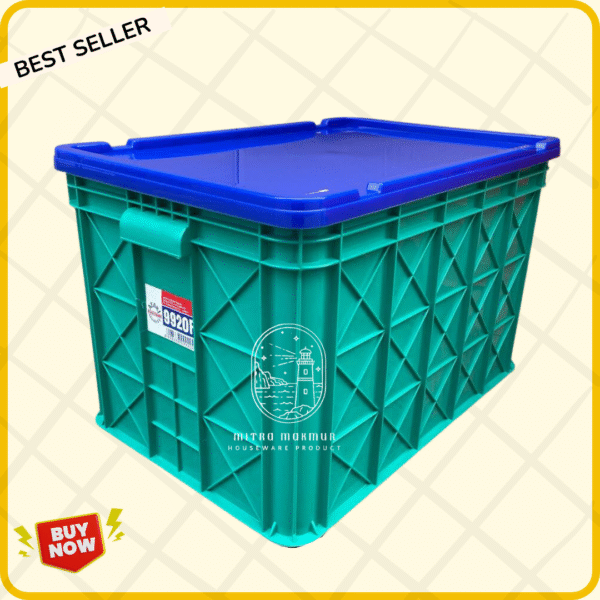 KERANJANG INDUSTRI 9920 TUTUP Keranjang Industri Container Box Keranjang Serbaguna 9919P 9920P Atari Krat Plastik Box Tahu
