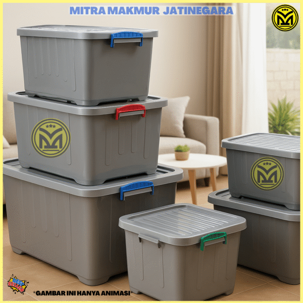 CONTAINER BOX MPW 60 90 140 180 Liter KONTAINER BOX TEMPAT PENYIMPANAN BOX STORAGE
