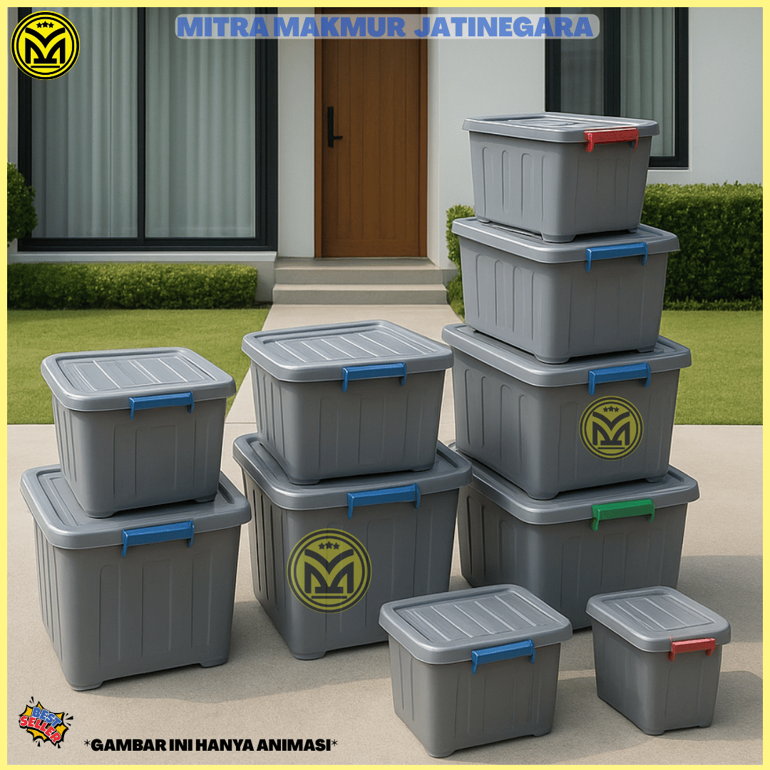 CONTAINER BOX MPW 60 90 140 180 Liter KONTAINER BOX TEMPAT PENYIMPANAN ...