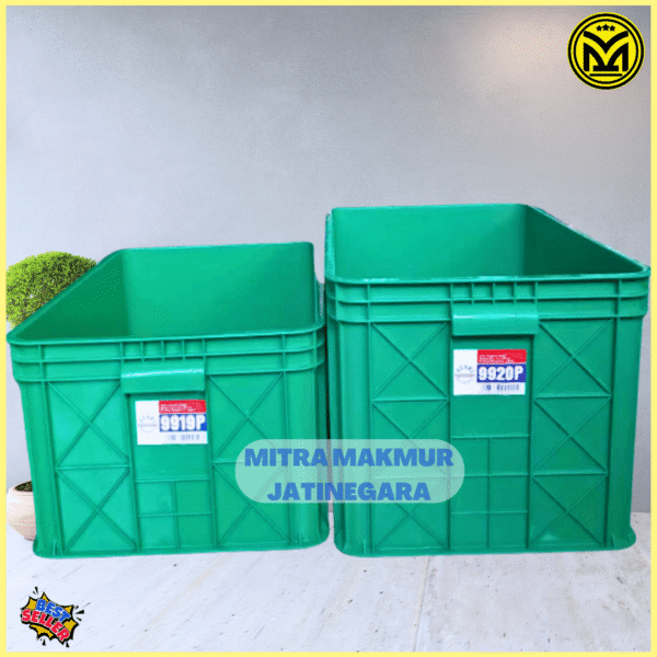 KONTAINER INDUSTRI ATARI 9919 9920 (2) Keranjang Industri Container Box Keranjang Serbaguna 9919P 9920P Atari Krat Plastik Box Tahu