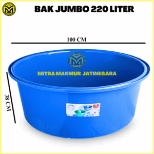 BASKOM BAK JUMBO BASIN EMBER SUPER JUMBO 220 LITER TITANIC ATARI 9832