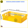 KERANJANG INDUSTRI RABBIT PLASTIK TEBAL 2001 2002 2003 2004 2006 2008 KRAT PLASTIK