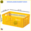 KERANJANG INDUSTRI RABBIT PLASTIK TEBAL 2001 2002 2003 2004 2006 2008 KRAT PLASTIK