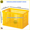 KERANJANG INDUSTRI RABBIT PLASTIK TEBAL 2001 2002 2003 2004 2006 2008 KRAT PLASTIK