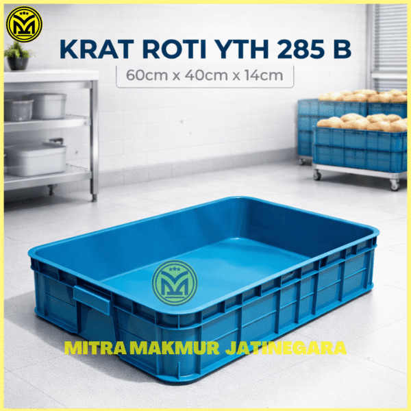 KONTAINER INDUSTRI KRAT ROTI SAYUR YTH 285 B RAPAT KERANJANG INDUSTRI BAK SEGI SERBAGUNA MURAH