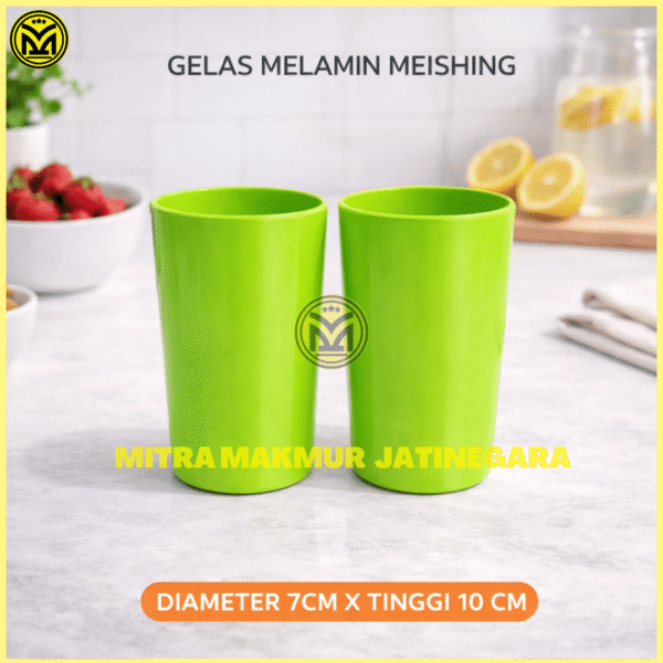 GELAS TINGGI MELAMIN MEISHING 300 ML GELAS TEH KOPI CANGKIR GELAS MURAH FOOD GRADE TAHAN PANAS