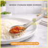 SENDOK BEBEK STAINLESS CLASSIC KOMODO (3) Sendok Bebek Classic Stainless Steel Food Grade Set 12 Pcs Komodo Sendok Soup Stenliss Sendok MBG