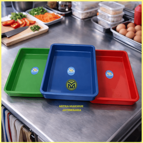 NAMPAN PLASTIK WARNA TEMPAT SAJI MAKANAN BAKI PLASTIK TANTOS WADAH SAJI TANTOS S M L XL XXL