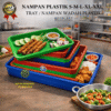 NAMPAN PLASTIK WARNA TEMPAT SAJI MAKANAN BAKI PLASTIK TANTOS WADAH SAJI TANTOS S M L XL XXL