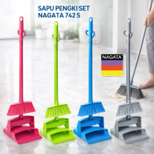 SAPU LANTAI PENGKI OTOMATIS NAGATA 742 S / SAPU NILON NAGATA PENGKI SAMPAH