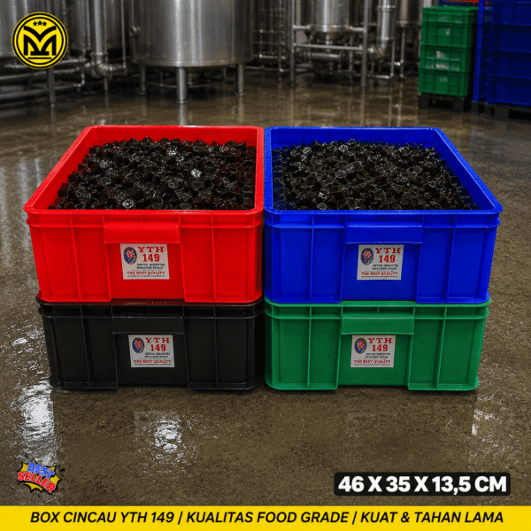 BOX CINCAU YTH 149-1 BOX KOLAM IKAN BOX FILTER AIR YTH 149 KONTAINER BOX INDUSTRI KRAT PLASTIK BOX CINCAU MAGOT