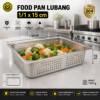FOOD PAN LUBANG 1/1 53 X 32 X 15 CM WAJAN MAKANAN STAINLESS WADAH SARINGAN