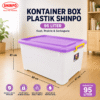 KONTAINER BOX PLASTIK CONTAINER BOX PENYIMPANAN BARANG SIZE  95  Liter SHINPO CB 95