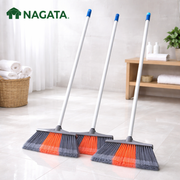 SAPU LANTAI NILON NAGATA SAPU PEMBERSIH LANTAI FLOOR BROOM NYLON 8517 KW 0717 NGT