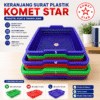Tempat Surat Plastik Keranjang Serbaguna Size S M L KOMET STAR Keranjang Packing Sortir No 1 2 3