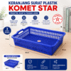 Tempat Surat Plastik Keranjang Serbaguna Size S M L KOMET STAR Keranjang Packing Sortir No 1 2 3